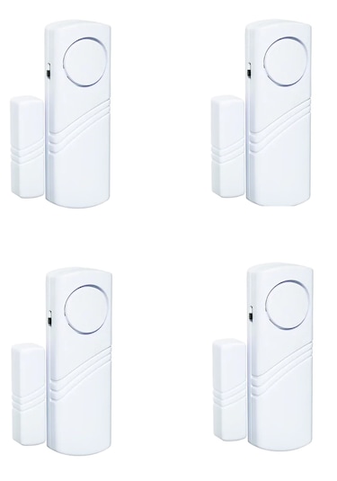 4 Adet Jd-188 Güvenlik Tedbiri Için Kablosuz Kapı Pencere Alarmı