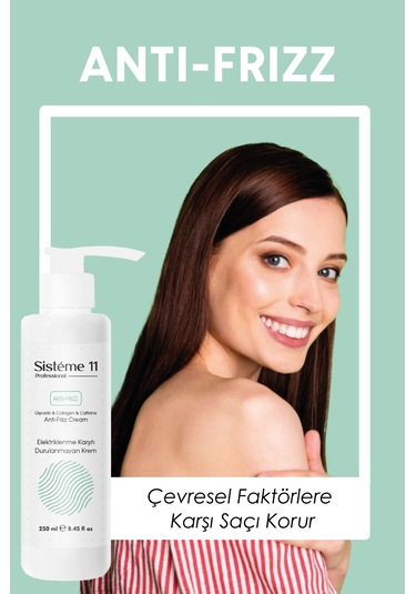 Sisteme 11 Elektriklenme Karşıtı Durulanmayan Krem 250 Ml