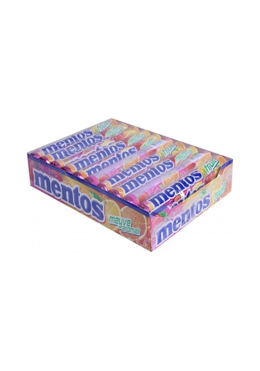 Mentos Karışık Meyve Aromalı Şeker 20 x 37.5 G