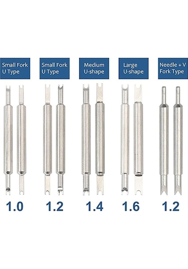 Ccgloball Saat Yaylı Çubuk Pense Alet Seti, Saat Yaylı Çubuğu Pimlerinin Sökülmesi Için
