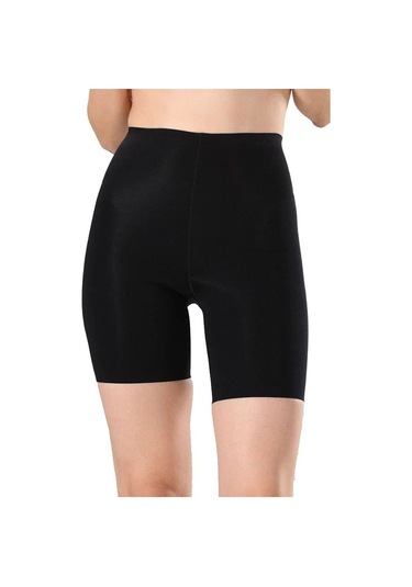 Miss Fit 14001 Lazer Kesim Paçalı Korse Siyah