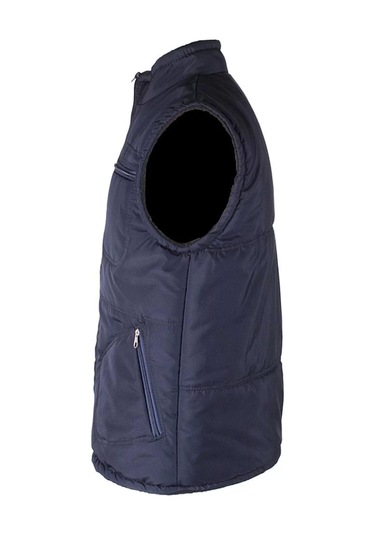 Kışlık Polar Astarlı Yelek İş Güvenliği Ve Outdoor İçi Micro Konforlu Fonksiyonel Tasarım Lacivert