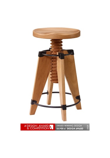 Burgu Ahşap Tabure 001