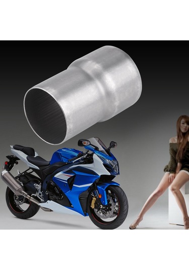Kosona 51mm'den 60mm'ye Evrensel Motosiklet Egzos Borusu Adaptörü - Paslanmaz Çelik, Yüksek Dayanıklılık, Kolay Kurulum