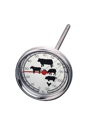 Paslanmaz Çelik Gıda & Bbq. Et. Mangal Termometresi