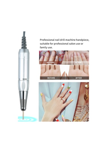 Profesyonel Elektrikli Nail Art Matkap Kalem Kolu Dosya