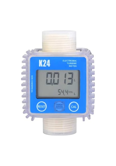 K24 Dijital Türbinli Dizel Yağ Yakıt Sıvı Akış Ölçer- Debimetre