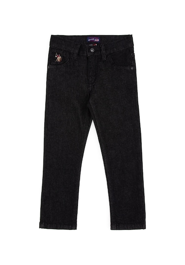 U.s. Polo Assn. Erkek Çocuk Siyah Pantolon Jean 50316676-dn0027 Black
