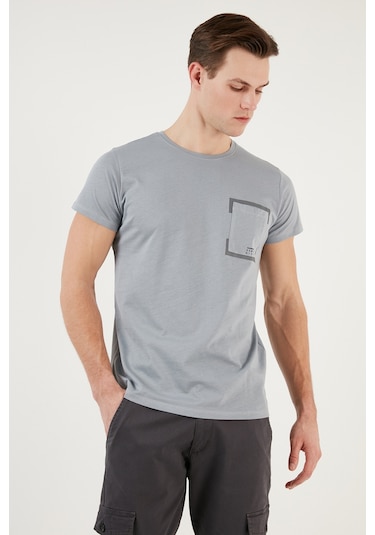 Buratti Erkek T Shirt 541rework Açık Gri Açık Gri