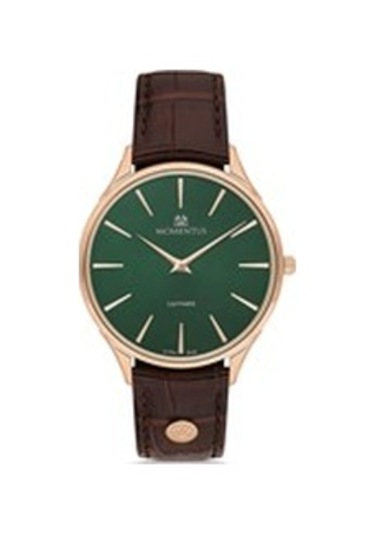 Em349r-15kr Momentus Men's Elegance Kol Saati 38 Mm / Kahverengi Gri