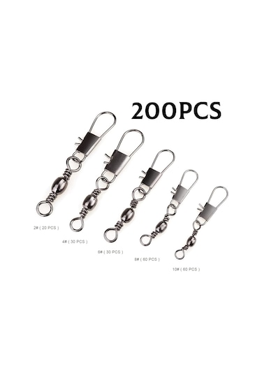 Konnektörlü Premium Balıkçılık Fırdöndüleri 200 Adet