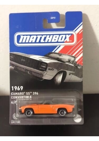 Matchbox Amerikan Cabrio Serisi - 1969 Camaro Ss 396 Convertible 4/6