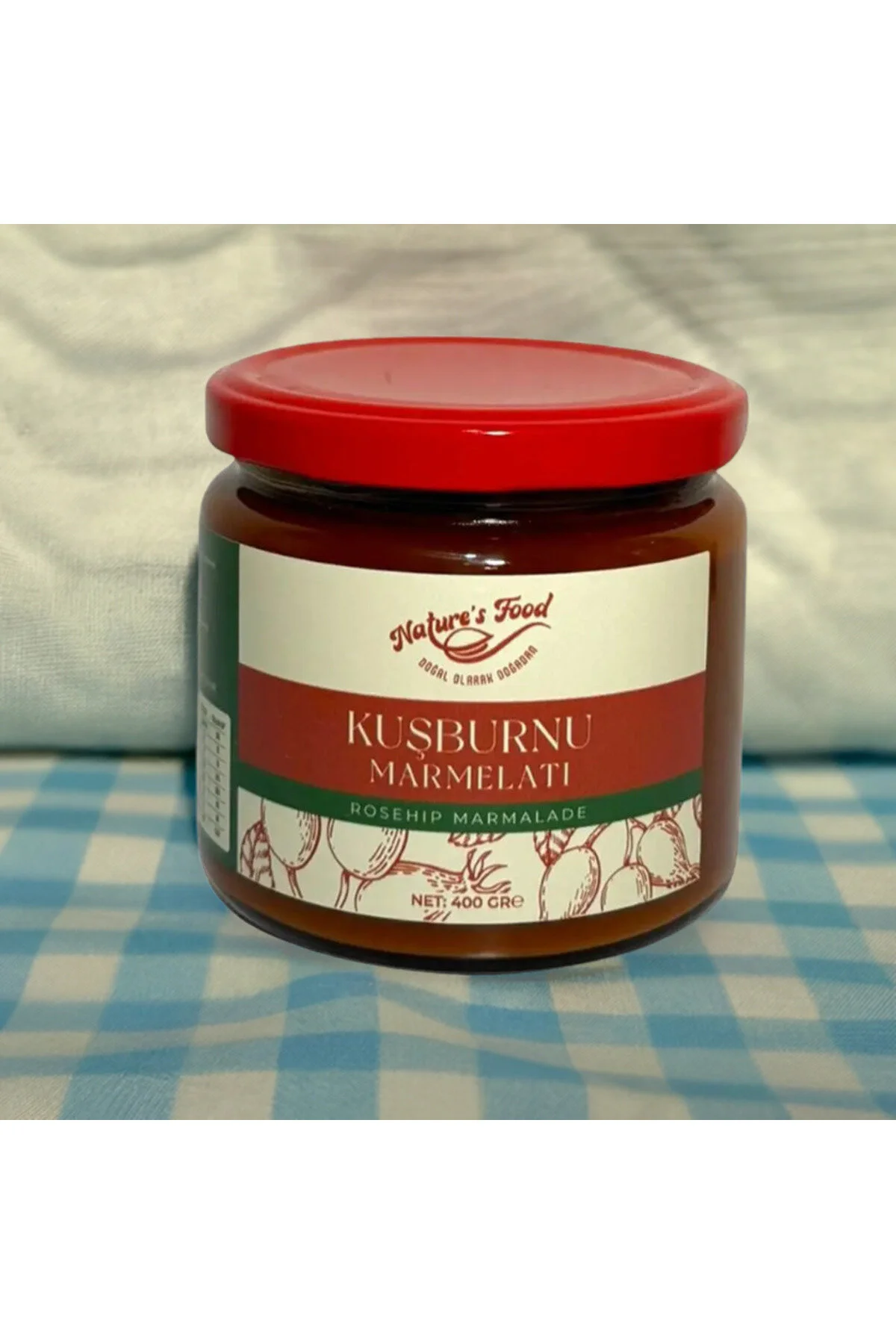 Natures Food Kuşburnu Marmelatı Şekersiz 400 G