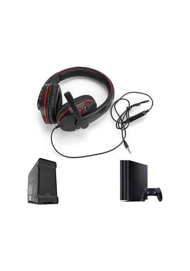 Mikrofonlu Gamer Kulaklık Oyuncu Kulaklığı Yüksek Ses Kaliteli Stereo Yumuşak Yastıklar