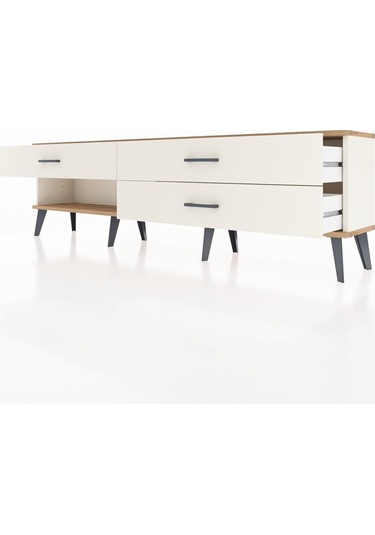 Arges Tv Ünitesi 3 Çekmeceli 176x30x51 Aytaşı-çam/aytaşı Atlas Çam/aytası