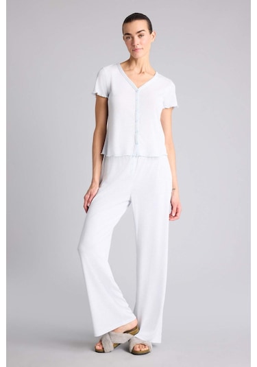 Defacto Kısa Kollu Pijama Üstü G4623AX26SM