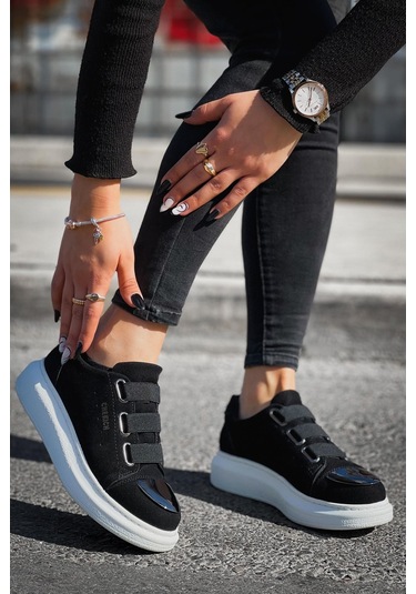 Ch251 Sbt Mirror Suede Erkek Ayakkabı Sıyah Siyah