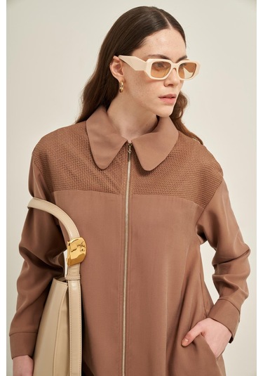 Ftz Kadın File Detay Takım Fındık 31047 Fındık Çok Renkli