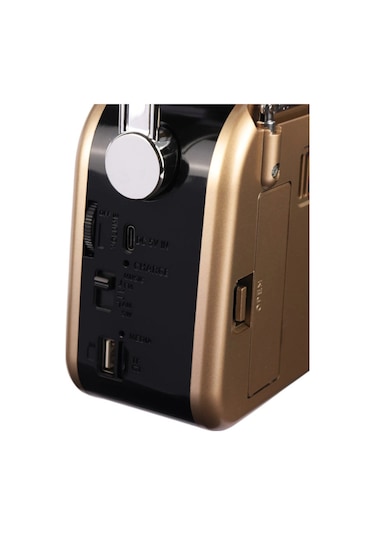 Kbroad Ktf-2026 Sarı Full Band Radyo - Nostaljik Görünümlü, Dc Şarjlı, Güçlü Ses Çıkışlı