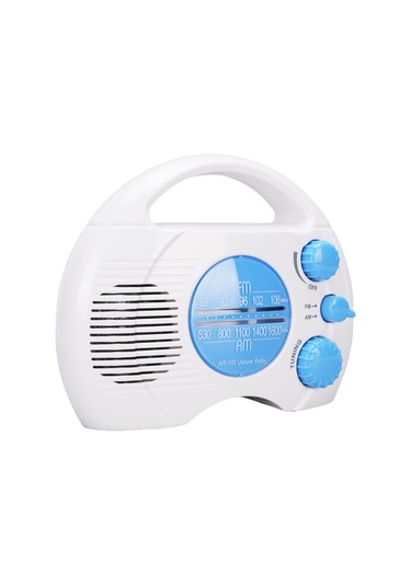 Xindoker Mavi Banyo Radyosu - Am/fm Çift Bantlı, Su Geçirmez, Taşınabilir, Kolay Kullanım, Elektronik Tünleme Diğer