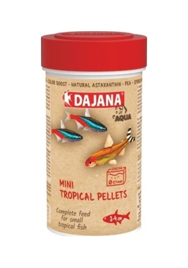 Dajana Mini Tropical Pellets 100ml 55gr.