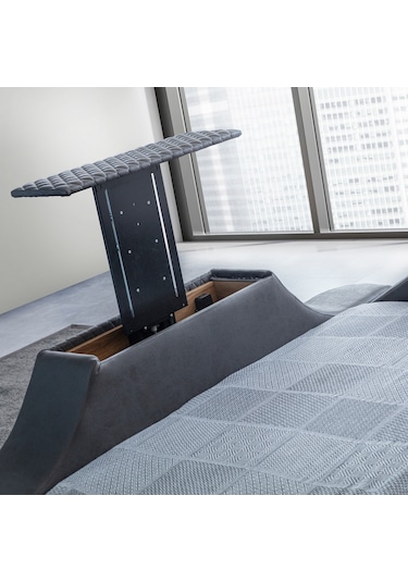 Eymense Escape Tv Modullü Akıllı Lüx Karyola Antrasit