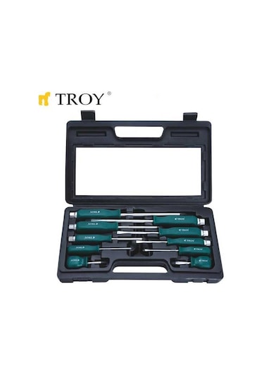 Troy 22307 Somun Başlı Tornavida Seti (10 Parça)