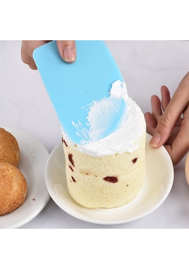 Pasta Hamur Şekillendirici Spatula Kesici Kazıyıcı Dekoratör Set Çok Renkli