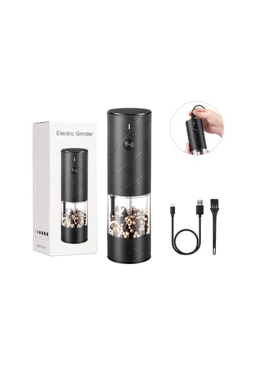 Yenı Huohou Elektrikli Öğütücü Biber Baharat Baharat Tahıl Natürel