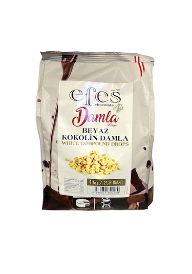 Efes Fildişi Kokolin Damla Çikolata 1 KG