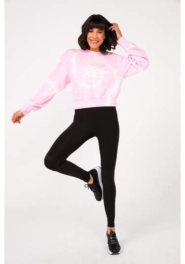 Kadın Siyah Toparlayici Dalgiç Likra Tayt S-20k3000006 SiYAH