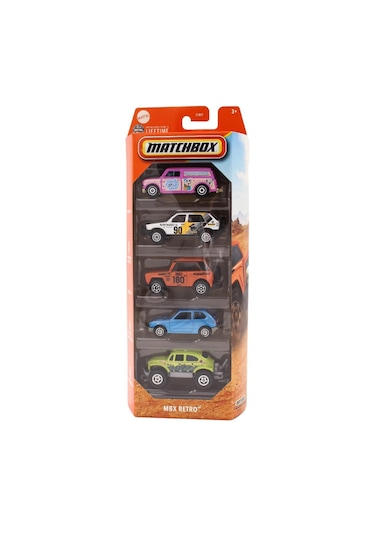 Matchbox 5'li Araba Seti Mbx Retro Jbx36