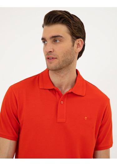 Pierre Cardin Erkek Kırmızı Tişört Basic 50280754-vr030 Kırmızı