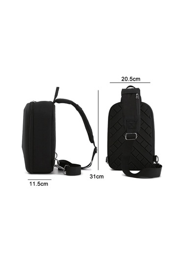 Depolama Çantası Messenger Çanta Dji Mini 3 /mini 3 Pro İçin Göğüs Çantası Siyah