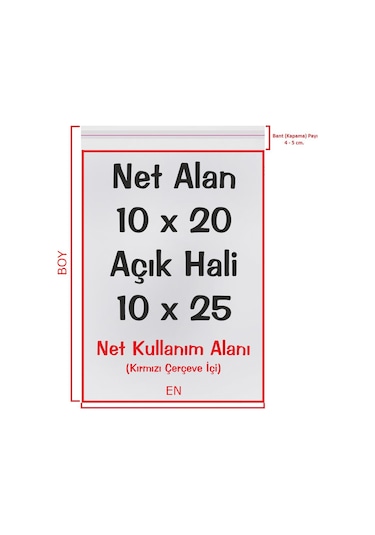 CarpCorn ﻿Şeffaf Bantlı Yapışkanlı Jelatin Poşet 10 x 20 + 5 CM - 10 x 25 CM 100 Adet