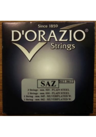 D'orazio İtalyan Pyramid 0.20 No Uzun Sap Saz Teli-Mızrap