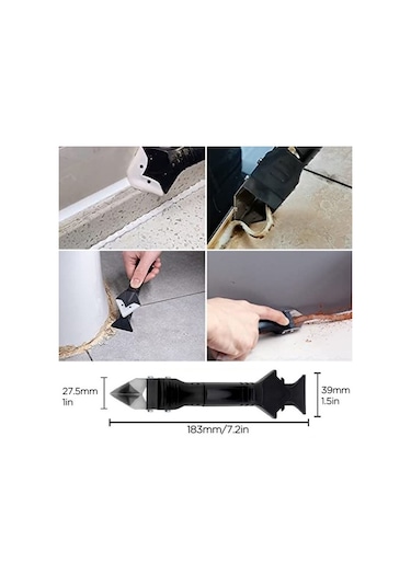 Buffer® 3 Ü 1 Arada Fayans Derz Silikon Kazıyıcı Sıyırıcı Ve Uyg (551620261)