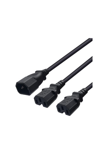 Suntek LEC320 C14 - 2XC15 Ac Güç Adaptörü Y Ayırıcı Kablo