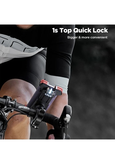 Xuweiwei Red Bisiklet Telefon Tutucu Anti Titreşim 4.7-7.0" Telefonlar İçin Motor Ve Dağ Bisikleti Aksesuarı İphone 16 Pro Max/15/14/13/12