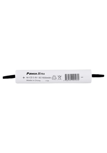 Power-Xtra 1500 mAh 3.6 V SC Ni-CD Pvc Şarj Edilebilir Pil