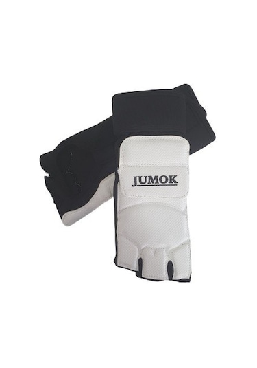 Jumok Taekwondo Ayaküstü Koruyucu Beyaz - Siyah