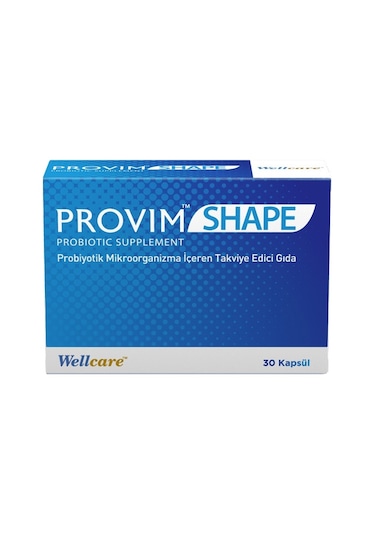 Wellcare Provim Shape Takviye Edici Gıda 30 Kapsül
