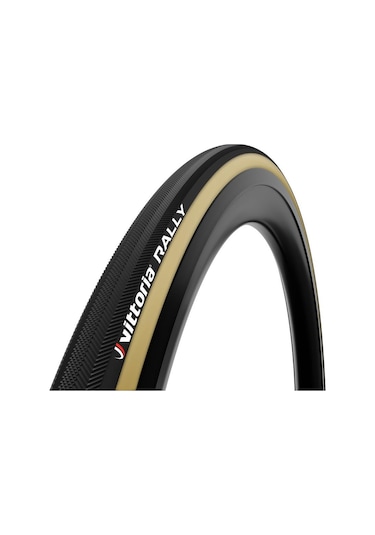 Vittoria Road Rally 700x23-28 Tubular Dış Lastik Tan-blk-blk Siyah