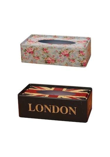 Açık Gri-avrupa Demir Tutucu Doku Kutusu Ev Masa Dekorasyonu Kare Peçete Levha Kağit Kutu Depolama Otomatik Kağıt Havlu