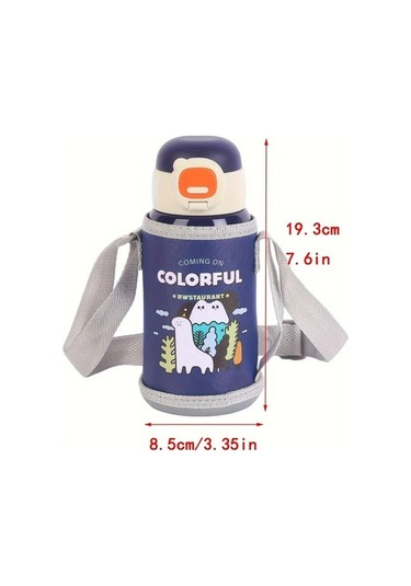 Trendooze 500ml Paslanmaz Çelik Pembe Termos Matara Sızdırmaz Yalıtımlı Pipetli Hediye Kişiye Özel Pembe