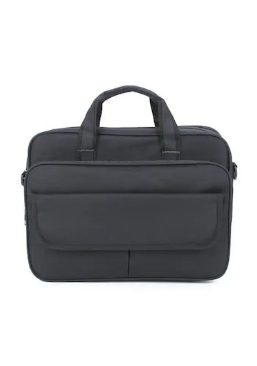 Case Club 104 Siyah 15.6 inç Omuz Askılı Evrak Laptop Çantası Siyah