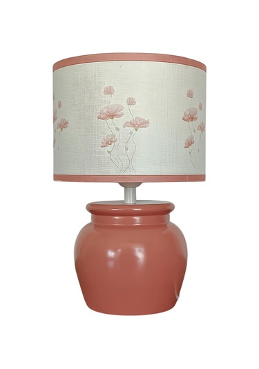 Zelen Minimal Pembe Abajur Pembe