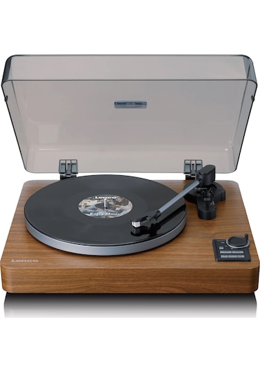 Lenco Lbta-165wd Pikap Plak Çalar Bluetooth Tam Otomatik Metal Döner Tabla - Ahşap