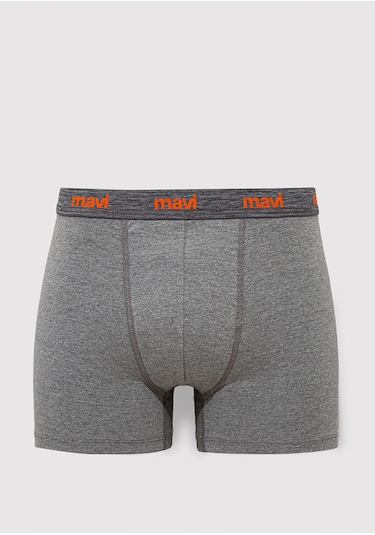 Mavi - Gri Basic Boxer 0911180-23854 Gri
