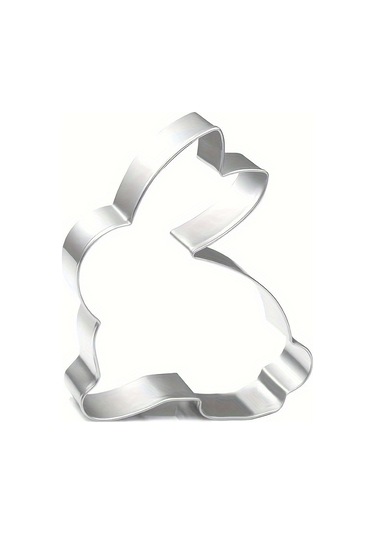 Paskalya Kurabiye Kalıbı Tavşan Kalıbı Çizgi Film Buharda Pişirilmiş Çörek Kesme Kalıbı Kek Pişirme Malzemeleri Gümüş